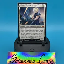 MTG Cloud, Midgar Mercenary Final Fantasy Magic The Gathering  - Image 1