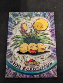 Pokémon #103 Exeggutor Card Blue Logo Topps TV Animation Edition Series NM/LP - Image 1