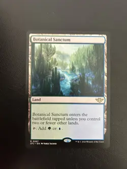 Mtg Botanical Sanctum Outlaws of Thunder Junction Regular Rare 267 - Image 1