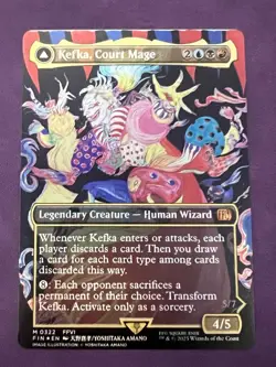 Magic The Gathering Kefka, Court Mage (Borderless) Final Fantasy Foil NM/M MTG - Image 1