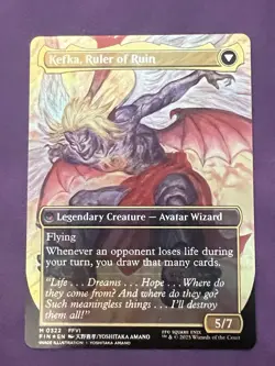 Magic The Gathering Kefka, Court Mage (Borderless) Final Fantasy Foil NM/M MTG - Image 2