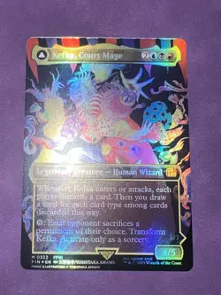Magic The Gathering Kefka, Court Mage (Borderless) Final Fantasy Foil NM/M MTG - Image 3