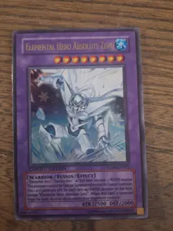 Elemental Hero Absolute Zero YG04-EN001 Yu-Gi-Oh! GX Manga Promotional Card LP - Image 1