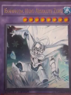 Elemental Hero Absolute Zero YG04-EN001 Yu-Gi-Oh! GX Manga Promotional Card LP - Image 7
