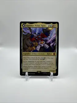 MTG Optimus Prime, Hero Universes Beyond: Transformers Mythic Rare NM Condition - Image 1