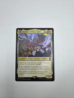 MTG Optimus Prime, Hero Universes Beyond: Transformers Mythic Rare NM Condition - Image 3