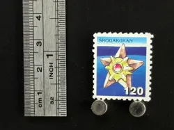 Staryu Pokemon Stamp Card Japanese Shogakukan Nintendo Game Anime TCG E - Image 2