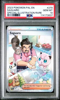 Saguaro 270/193 Paldea Evolved Special Illustration Rare Pokemon Card PSA 10 - Image 1