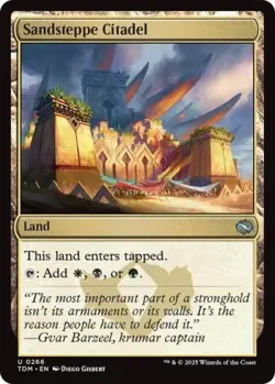 Sandsteppe Citadel -Foil Near Mint MTG Tarkir: Dragonstorm - Image 1
