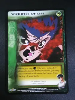 Yu Yu Hakusho TCG CCG Sacrifice of Life P2/3 Promo Card LP - Image 1