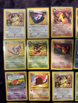 Pokémon TCG Team Rocket Card Lot with Dark Pokémon Included 20 Vintage Card Lot - Image 2