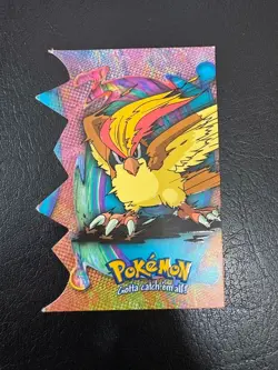 2000 TOPPS Pokemon #18 Pidgeot Stage 3 Die Cut Embossed card EV12 of 12 - Image 1
