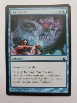 MTG Magic The Gathering Card Divination Sorcery Blue Born Of The Gods 2014 - Image 1