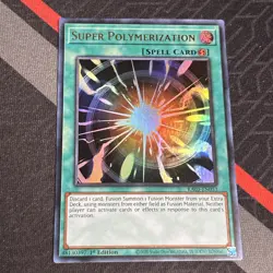 Yugioh Super Polymerization RA03-EN053 1st Edition Ultra Rare - Image 2