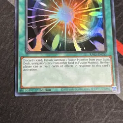 Yugioh Super Polymerization RA03-EN053 1st Edition Ultra Rare - Image 4