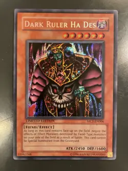 Yugioh Dark Ruler Ha Des MC1-EN006 Master Collection Volume 1 Limited Edition - Image 1