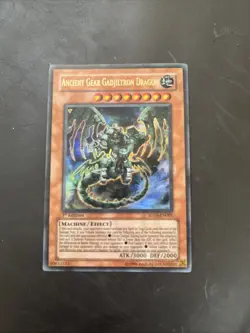 Yugioh Ancient Gear Gadjiltron Dragon SD10-EN001 1st Edition LP Condition - Image 1