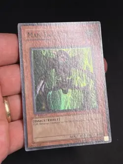 Yugioh Man Eater Bug LOB-108 1st Edition North American Wavy - Image 4