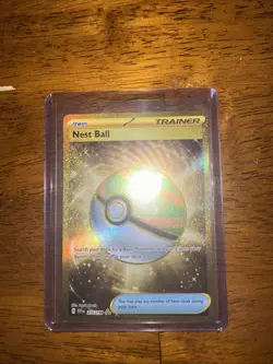 PokÃ©mon TCG Nest Ball 255/198 Scarlet & Violet Base Set Secret Rare Card - Image 1
