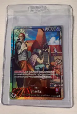 PSA One Piece Card Game SHANKS OP09-001 Holo Sealed Promo - July 2025 + Magazine - Image 2