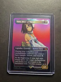 Yuna, Hope of Spira (Borderless) Final Fantasy Foil MTG - Image 1