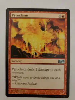 MTG Magic The Gathering Card Pyroclasm Sorcery Red M10 - Image 1