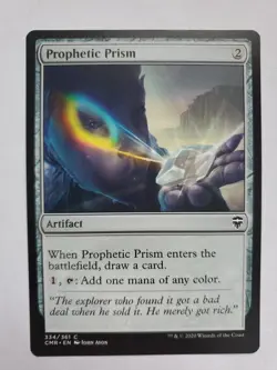 MTG Magic The Gathering Card Prophetic Prism Artifact Commander Legends 2020 - Image 1