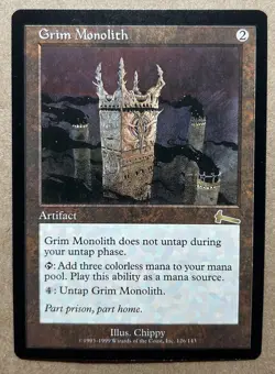 MTG -  Grim Monolith - Magic the Gathering from Urza's Legacy - Image 1