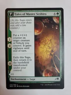 MTG Magic The Gathering Card Tales of Master Seshiro Enchantment Seshiro's Livin - Image 1