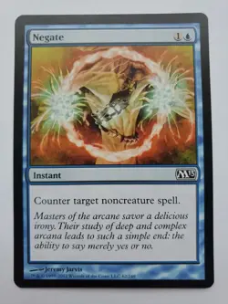 MTG Magic The Gathering Card Negate Instant Blue M13 - Image 1