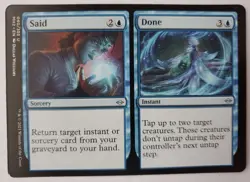 MTG Magic The Gathering Card Said Sorcery Done Instant Blue Modern Horizons Two - Image 1