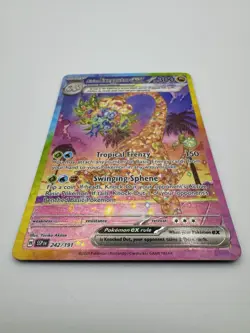 Alolan Exeggutor EX Pokemon TCG Card 242/191 Sir Alt Art Surging Sparks MINT - Image 5