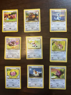 Vintage Pokémon Card Lot (WOTC) - Commons & Uncommons - 90s Era - Image 5