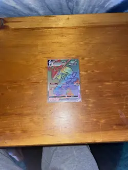 Rayquaza VMAX 217/203 Evolving Skies Rainbow Secret Rare Holo Pokemon TCG Mint - Image 1