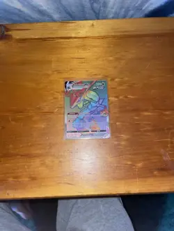 Rayquaza VMAX 217/203 Evolving Skies Rainbow Secret Rare Holo Pokemon TCG Mint - Image 3