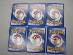 First Edition Fossil Set Pokemon Card Wotc LP lot of 6 Tentacool Grimer Ekans - Image 6