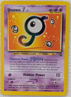 2001 Unown [J] #38 Black Star Promo Regular Pokemon Card - Image 12