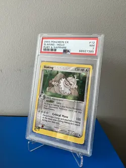 PSA 7 Slaking 12/109 Holo Rare EX Ruby Sapphire 2003 Nintendo Pokémon - Image 3