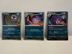 Gengar/Haunter/Gastly - Trick or Trade 2024  Temporal Forces Cosmos Pokemon Card - Image 3