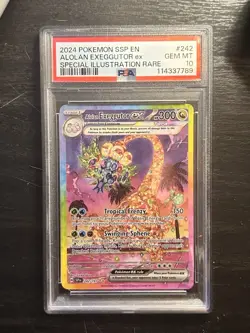 2024 Pokémon SSP EN Alolan Exeggutor EX Special Illustration Rare - Image 1