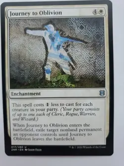 MTG Magic The Gathering Card Journey to Oblivion Enchantment White Zendikar Risi - Image 1
