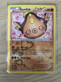 Stunfisk RC12/RC25 Legendary Treasures Reverse Holo Rare Pokemon - Image 2