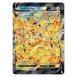 2021 Pokémon Pikachu V-Union Sword & Shield Black Star Promo Jumbo #SWSH141 NM - Image 4