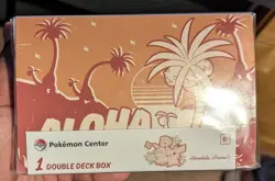 2024 Pokemon World Championship Honolulu Hawaii Alolan Exeggutor Double Deck Box - Image 2