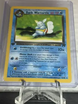1st Edition Dark Wartortle 46/82 Team Rocket Set Rare Vintage Pokemon Card - NM - Image 5