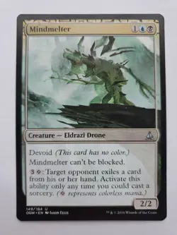 MTG Magic The Gathering Card Mindmelter Creature Eldrazi Drone Blue Black Oath - Image 1