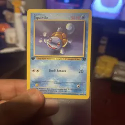 Pokemon TCG Team Rocket #68/82 Squirtle 1st Edition - Image 5