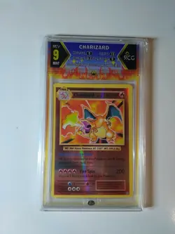 2016 Pokémon XY Evolutions RCG 9 Charizard Card Reverse Holo Rare MINT 11/108 - Image 3