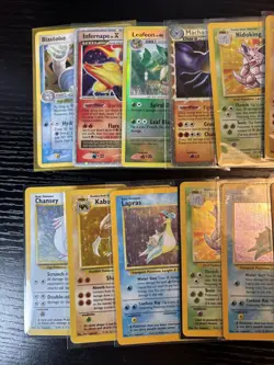 Vintage Holo Rare Pokémon Card Lot MP/HP/DMG - Image 6