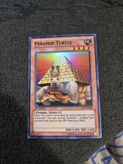 YuGiOh Pyramid Turtle Super Rare 1st Edition LCJW-EN189 - Image 3